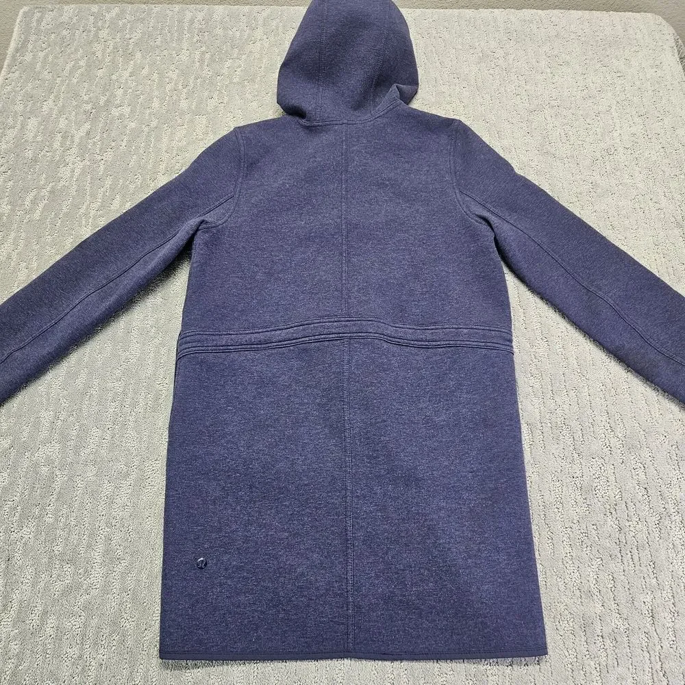 Lululemon‎ City Bound Wrap   Reversible Jacket Sz. S Heathered Indigo Purple